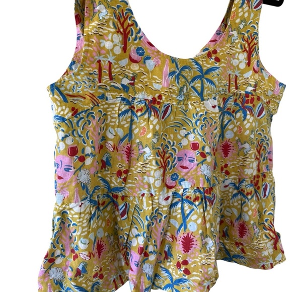 Roller Rabbit Bari Coley Linen Tank Top - Picture 9 of 9